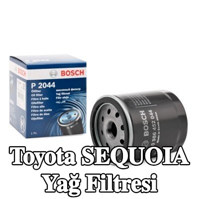 BOSCH Tek çek valflı yağ filtresi — 2002 Toyota Sequoia
