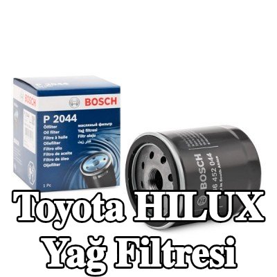 BOSCH Tek çek valflı yağ filtresi — Toyota Hilux