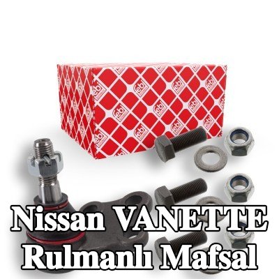 FEBI BILSTEIN Ön Sol Aks Bilyeli Mafsal, Alt, 14, 8mm, taç somun ve çatal pimli, cıvata/vida ile — Nissan Vanette