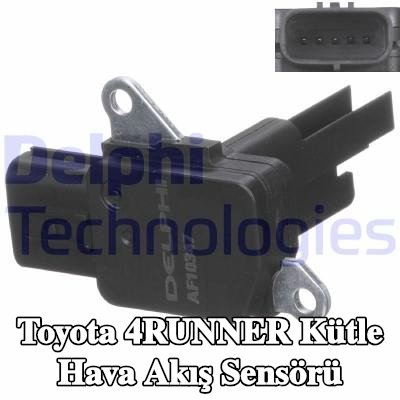 DELPHI Kütle hava akış sensörü 12V — Toyota 4runner