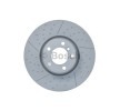 BOSCH Fren diski Dış Çap: 340mm, Havalandırmalı, oluklu/delikli, iki parçalı fren diski, Kaplamalı, cıvata/vida ile — BMW 1 Series (4)