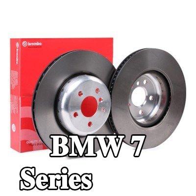 BREMBO قرص مكابح Prime, Outer Diameter: 345mm, محور قرص الفرامل من الألومنيوم, مزود بفتحات تهوية داخلية, قرص مكابح ثنائي الأجزاء, مطلي, مع مسامير/براغي — BMW 7 Series