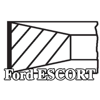 MAHLE مجموعة حلقات المكبس — Ford Escort