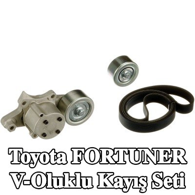 GATES V-Oluklu Kayış Seti — Toyota Fortuner