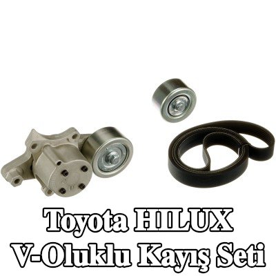 GATES V-Oluklu Kayış Seti — Toyota Hilux