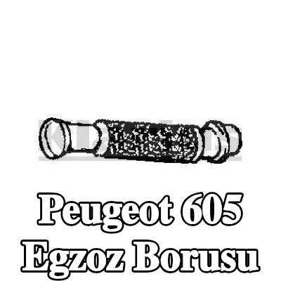 VEGAZ Egzoz Borusu — Peugeot 605
