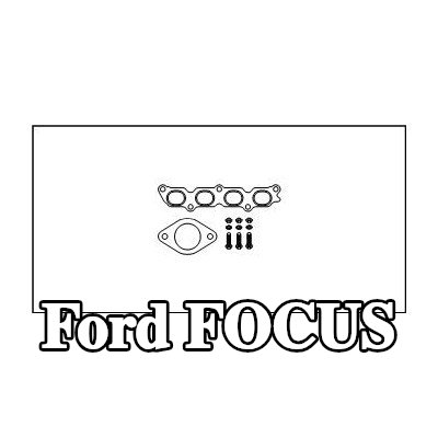 VEGAZ طقم التثبيت، أنبوب العادم — Ford Focus