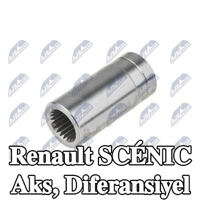 NTY Aks, diferansiyel — Renault Scénic