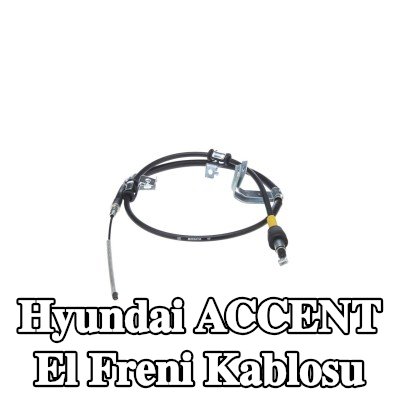 BOSCH El freni kablosu 1605mm — 2005 Hyundai Accent