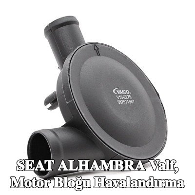 VAICO Valf, motor bloğu havalandırma Silindir Kafası, Orijinal VAICO Kalitesi — 1996 SEAT Alhambra