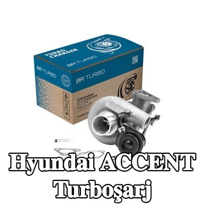 BR Turbo Turboşarj, Conta Seti Dahil — 2002 Hyundai Accent