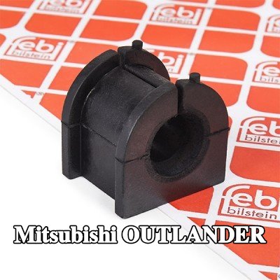FEBI BILSTEIN جلبة قضيب مانع للانقلاب المحور الخلفي الأيسر, المحور الخلفي الأيمن, 18mm, مطاط — Mitsubishi Outlander