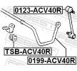 FEBEST Anti roll bar burcu Arka Aks, 16mm — Toyota Avalon (2)