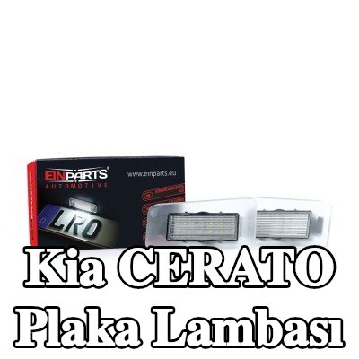 EINPARTS Plaka lambası — 2005 Kia Cerato