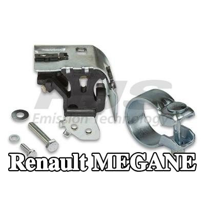 HJS طقم تركيب العادم مع مشبك — Renault Megane