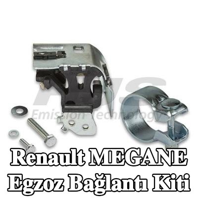 HJS Kelepçeli egzoz bağlantı kiti — Renault Megane