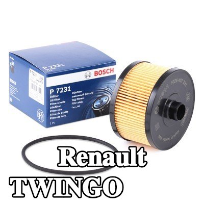 BOSCH فلتر الزيت مع حشية/مانع تسرب — 2016 Renault Twingo