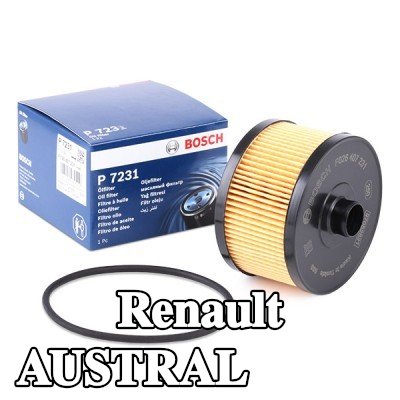 BOSCH فلتر الزيت مع حشية/مانع تسرب — Renault Austral