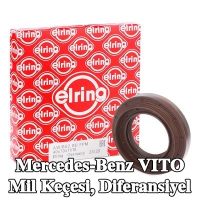 ELRING Mil Contası, diferansiyel diferansiyeldeki arka tahrik mili — Mercedes-Benz Vito