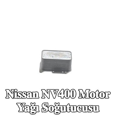 MAHLE Conta/sızdırmazlık elemanları ile motor yağı soğutucusu, yağ filtresi muhafazası olmadan — Nissan Nv400