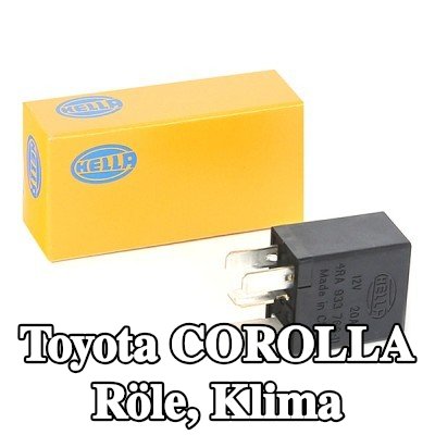HELLA Röle, klima — Toyota Corolla