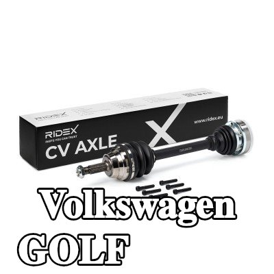RIDEX عمود الدفع المحور الأمامي الأيسر, 532mm — 1990 Volkswagen Golf