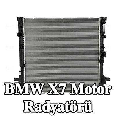 NISSENS Kapaksız motor radyatörü, genişletme deposu olmadan, contasız/sızdırmazlık elemanı olmadan — BMW X7