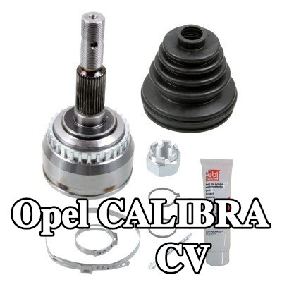 FEBI BILSTEIN طقم مفصل CV المحور الأمامي الأيسر, المحور الأمامي الأيمن, جانب العجلة, مع صمولة, مع شحم — Opel Calibra