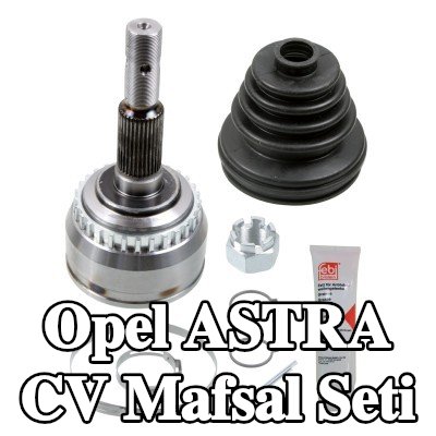 FEBI BILSTEIN Ön aks sol CV mafsal kiti, Ön Aks Sağ, Tekerlek Tarafı, somunlu, gres ile — 2000 Opel Astra