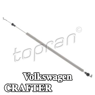 TOPRAN كابل, مقبض فتح الباب الأمامي الأيسر — Volkswagen Crafter