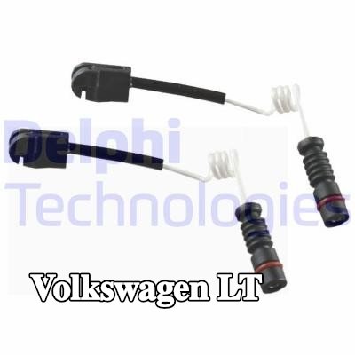 DELPHI مجموعة ملامسات التحذير، تآكل وسادات الفرامل — Volkswagen Lt