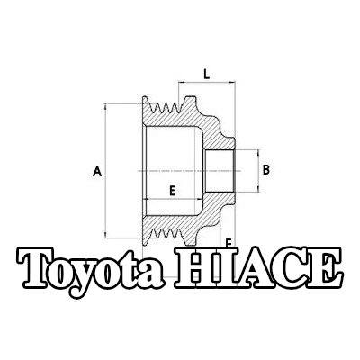 HC-Cargo منظم جهد المولد — Toyota Hiace