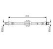 BOSCH Fren hortumu 615mm — 2012 Renault Master (5)