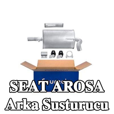 HELLA Arka susturucu Arka, montaj parçaları ile — SEAT Arosa
