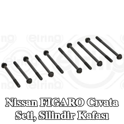 ELRING Cıvata seti, silindir kafası — Nissan Figaro