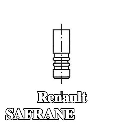 FRECCIA صمام العادم ساق صمام مطلية بالكروم — Renault Safrane