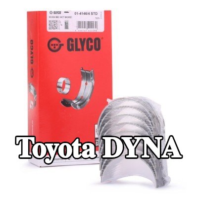 GLYCO محامل الطرف الكبير من سبائك الألومنيوم على قاعدة فولاذية — Toyota Dyna