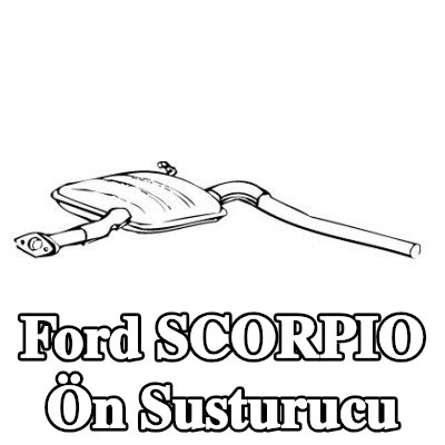 VEGAZ Ön susturucu Ön — Ford Scorpio