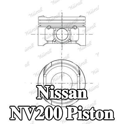 NÜRAL Piston segman tutuculu piston — 2010 Nissan Nv200