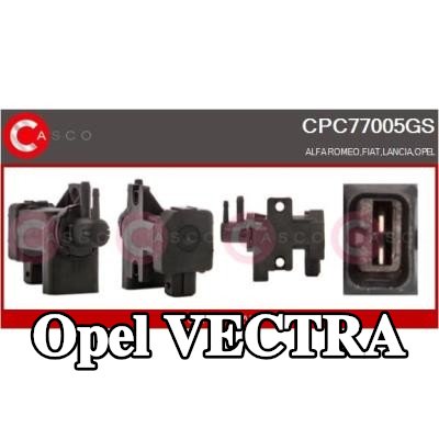 CASCO محول الضغط، التحكم في العادم — Opel Vectra
