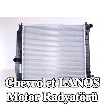 NISSENS Kapaksız motor radyatörü, genişletme deposu olmadan, conta/sızdırmazlık elemanları ile — Chevrolet Lanos