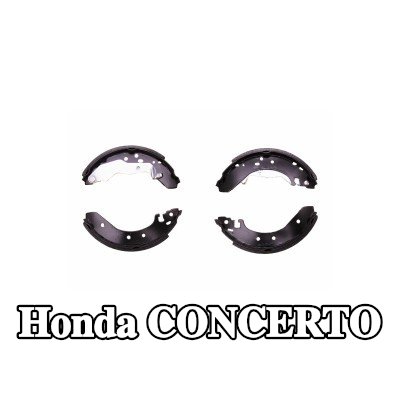 HELLA مجموعة أحذية الفرامل مع ذراع فرامل اليد — Honda Concerto