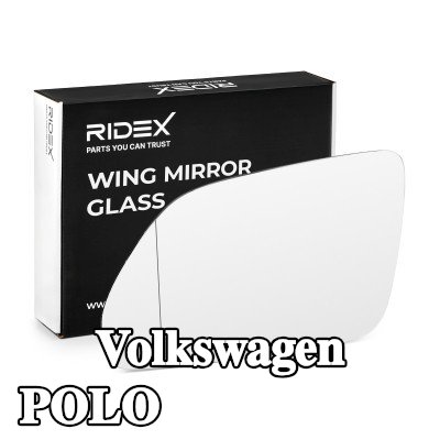 RIDEX زجاج المرآة الجانبية اليسرى — Volkswagen Polo