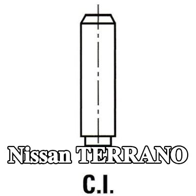 IPSA أدلة الصمامات — 1995 Nissan Terrano