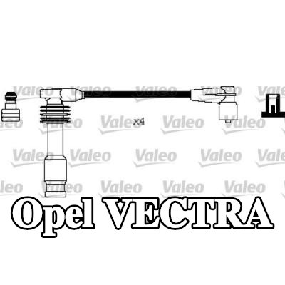 VALEO مجموعة أسلاك الإشعال من السيليكون, 590mm — 2004 Opel Vectra