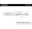 RIDEX Bagaj kapağı desteği 441mm — Toyota Avensis (6)