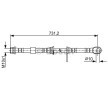 BOSCH Fren hortumu 720mm — Mitsubishi L200 (1)