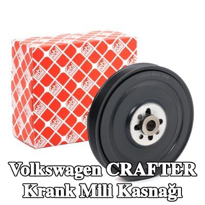 FEBI BILSTEIN Krank mili için krank mili kasnağı — 2012 Volkswagen Crafter
