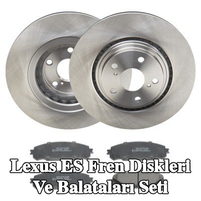RIDEX Fren diskleri ve balataları seti Ön Aks, içten havalandırmalı — Lexus Es