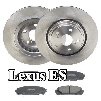 RIDEX مجموعة أقراص الفرامل والوسادات للمحور الأمامي, مزود بفتحات تهوية داخلية — Lexus Es